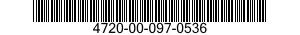 4720-00-097-0536  4720000970536 000970536