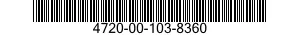 4720-00-103-8360  4720001038360 001038360