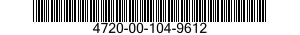 4720-00-104-9612  4720001049612 001049612