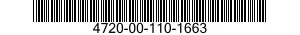 4720-00-110-1663  4720001101663 001101663