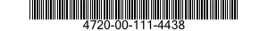 4720-00-111-4438  4720001114438 001114438