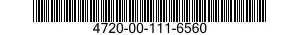 4720-00-111-6560  4720001116560 001116560