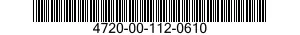 4720-00-112-0610  4720001120610 001120610