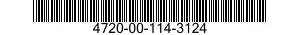 4720-00-114-3124  4720001143124 001143124