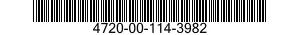 4720-00-114-3982  4720001143982 001143982