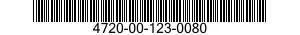 4720-00-123-0080 HOSE,PREFORMED 4720001230080 001230080