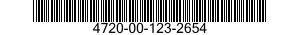 4720-00-123-2654  4720001232654 001232654