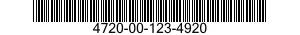 4720-00-123-4920  4720001234920 001234920