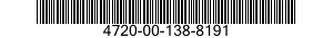 4720-00-138-8191  4720001388191 001388191