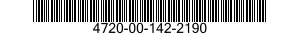 4720-00-142-2190  4720001422190 001422190