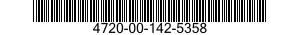 4720-00-142-5358  4720001425358 001425358