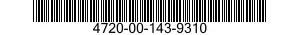 4720-00-143-9310  4720001439310 001439310