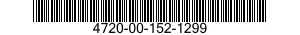 4720-00-152-1299  4720001521299 001521299