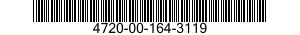 4720-00-164-3119  4720001643119 001643119