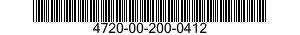 4720-00-200-0412 HOSE ASSEMBLY,NONMETALLIC 4720002000412 002000412