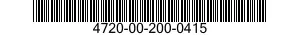 4720-00-200-0415 HOSE ASSEMBLY,NONMETALLIC 4720002000415 002000415