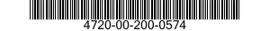 4720-00-200-0574 HOSE ASSEMBLY,NONMETALLIC 4720002000574 002000574
