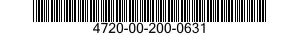 4720-00-200-0631  4720002000631 002000631
