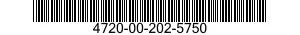4720-00-202-5750  4720002025750 002025750