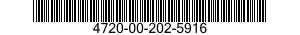 4720-00-202-5916  4720002025916 002025916