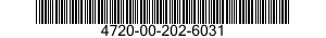 4720-00-202-6031  4720002026031 002026031