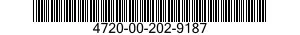 4720-00-202-9187  4720002029187 002029187