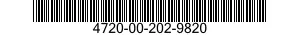 4720-00-202-9820  4720002029820 002029820