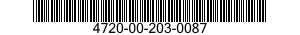 4720-00-203-0087  4720002030087 002030087