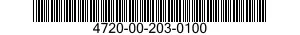 4720-00-203-0100  4720002030100 002030100