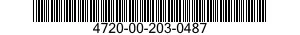 4720-00-203-0487  4720002030487 002030487