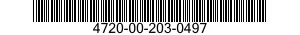 4720-00-203-0497  4720002030497 002030497