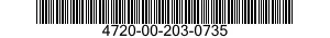 4720-00-203-0735  4720002030735 002030735