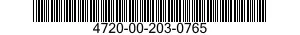 4720-00-203-0765  4720002030765 002030765