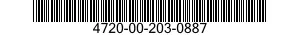 4720-00-203-0887  4720002030887 002030887