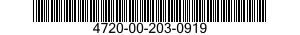 4720-00-203-0919  4720002030919 002030919