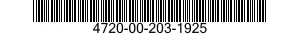 4720-00-203-1925 HOSE ASSEMBLY,METALLIC 4720002031925 002031925