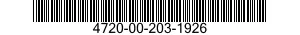 4720-00-203-1926  4720002031926 002031926