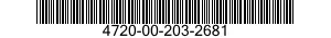 4720-00-203-2681  4720002032681 002032681