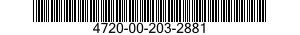 4720-00-203-2881  4720002032881 002032881