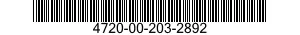 4720-00-203-2892  4720002032892 002032892