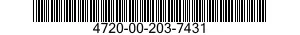 4720-00-203-7431  4720002037431 002037431