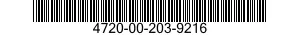 4720-00-203-9216  4720002039216 002039216