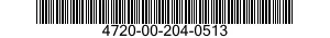 4720-00-204-0513  4720002040513 002040513