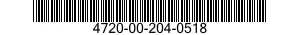 4720-00-204-0518  4720002040518 002040518