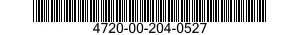 4720-00-204-0527  4720002040527 002040527
