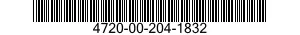 4720-00-204-1832  4720002041832 002041832