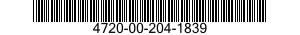 4720-00-204-1839  4720002041839 002041839