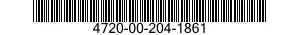 4720-00-204-1861  4720002041861 002041861