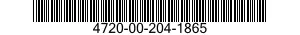 4720-00-204-1865  4720002041865 002041865