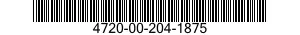 4720-00-204-1875  4720002041875 002041875